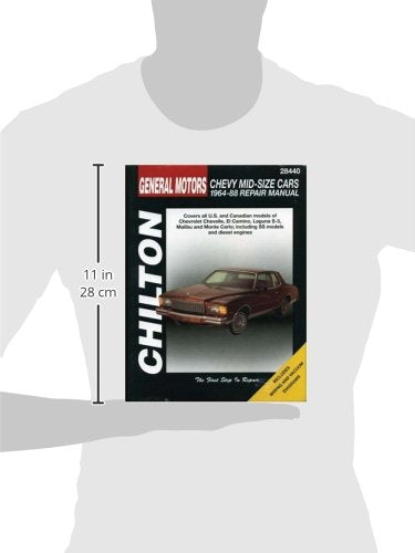 GM Chevrolet MidSize Cars, 196488 (Chilton Total Car Care Series Manuals),Used