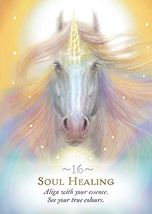 The Magic of Unicorns Oracle Cards: A 44Card Deck and Guidebook,Used