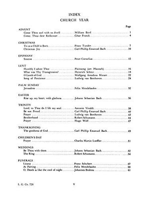 Solos For The Church Year: A Collection of Sacred Songs (LawsonGould),Used