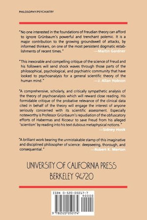The Foundations of Psychoanalysis: A Philosophical Critique (Pittsburgh Series in Philosophy and History of Science) (Volume 2),Used