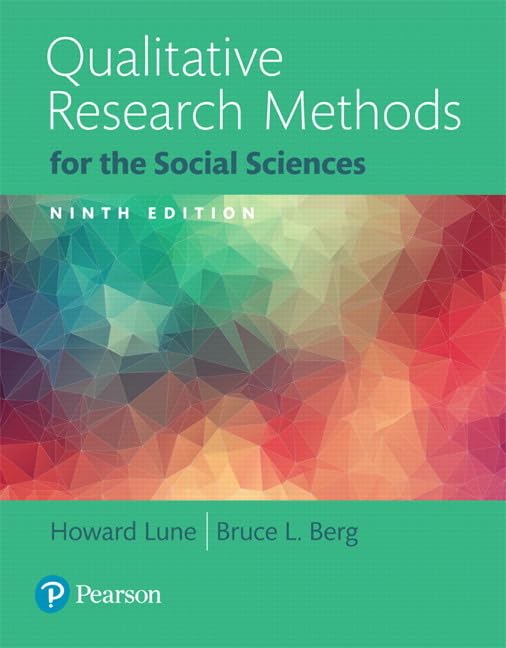 Qualitative Research Methods for the Social Sciences,Used