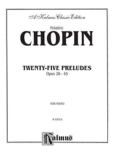 Twentyfive Preludes, Op. 2845 (Kalmus Edition),Used