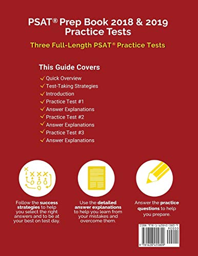 PSAT Prep Book 2018 & 2019 Practice Tests: Three FullLength PSAT Practice Tests,Used