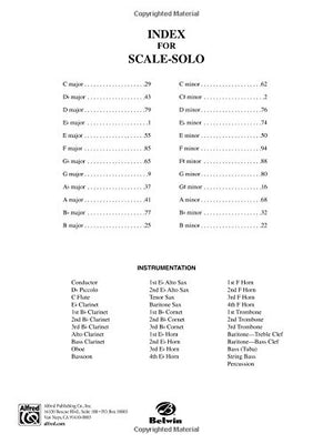 Treasury of Scales for Band and Orchestra: Eflat Baritone Saxophone,Used