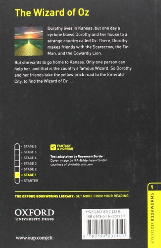 Oxford Bookworms Library: The Wizard Of Oz: Level 1: 400Word Vocabulary,New