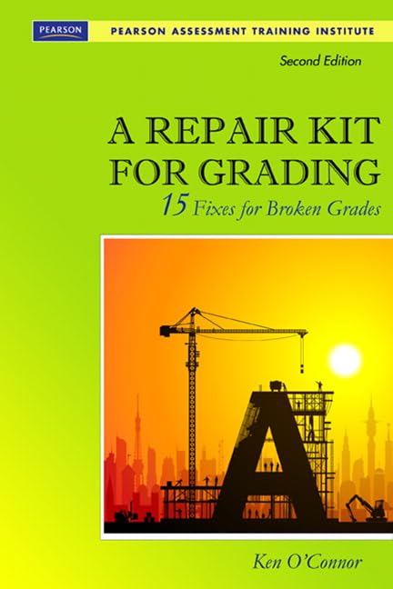 Repair Kit For Grading 248863 (Assessment Training Institute, Inc.),New