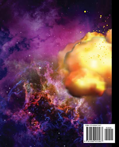 Composition Notebook: Funny Cat Action Hero Surfing on A Cheeseburger in Space 7.5