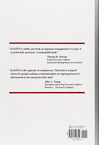 Kaizen: The Key To Japan's Competitive Success,Used