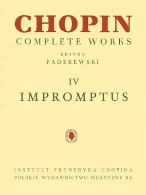 Impromptus: Chopin Complete Works Vol. IV (Fryderyk Chopin Complete Works, IV),New