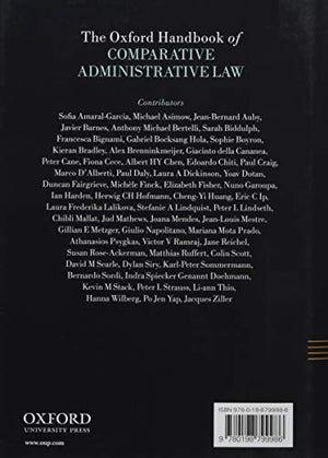 The Oxford Handbook of Comparative Administrative Law (Oxford Handbooks),Used