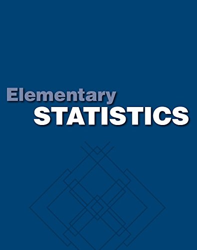Student Solutions Manual Elementary Statistics: A Step By Step Approach,Used