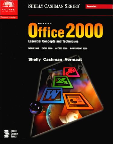 Microsoft Office 2000: Essential Concepts and Techniques,Used