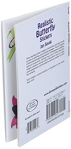 Realistic Butterfly Stickers (Dover Little Activity Books: Insects),Used