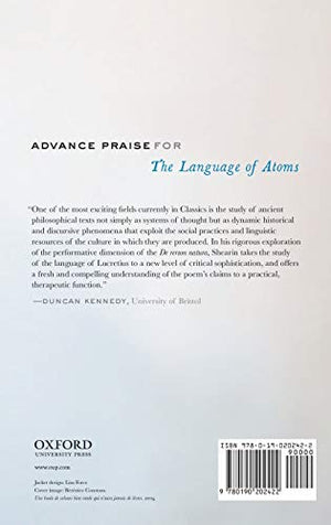 The Language of Atoms: Performativity and Politics in Lucretius' De rerum natura,Used