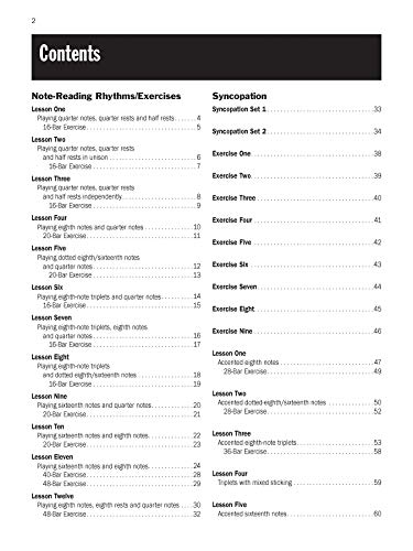 Progressive Steps to Syncopation for the Modern Drummer (Ted Reed Publications),Used
