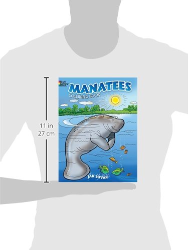 Manatees Coloring Book (Dover Sea Life Coloring Books),Used