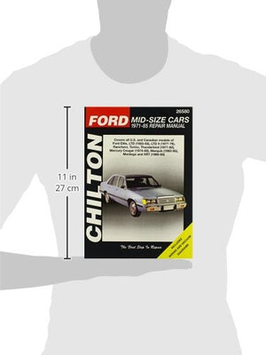 Ford Midsize Cars, 197185 (Chilton Total Car Care Series Manuals),Used