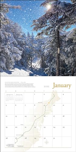 The Appalachian Trail 2025 Wall Calendar,Used