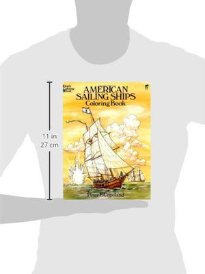 American Sailing Ships Coloring Book (Dover American History Coloring Books),Used