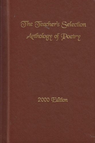 The Teacher's Selection Anthology of Poetry 200 Edition Volume VI,Used