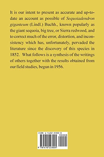 The Giant Sequoia of the Sierra Nevada,Used