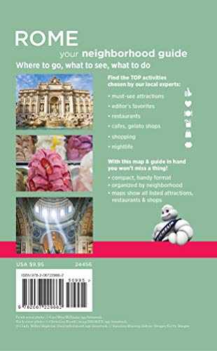 Michelin Rome Map & Guide: Travel Guide (Green Guide/Michelin),Used