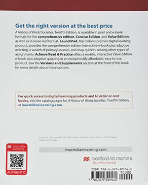 A History Of World Societies, Concise Edition, Volume 1