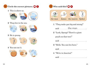 Ladybird Readers Level 2  Roald Dahl: James and the Giant Peach (ELT Graded Reader),Used