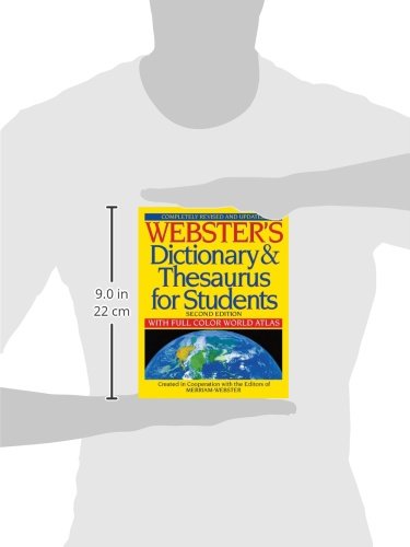 Webster's Dictionary & Thesaurus for Students, Second Edition,Used