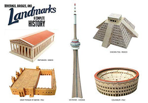 Buildings, Bridges, And Landmarks: A Complete History: A Modelmaking And Collector'S Book In One