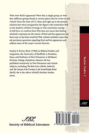 Paul and His Opponents (Pauline Studies),Used