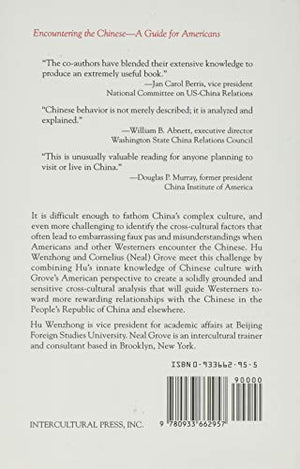 Encountering the Chinese: A Guide for Americans (Interact Series),Used