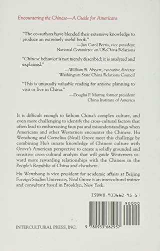 Encountering the Chinese: A Guide for Americans (Interact Series),Used