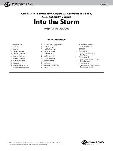 Into the Storm (Belwin Concert Band),Used