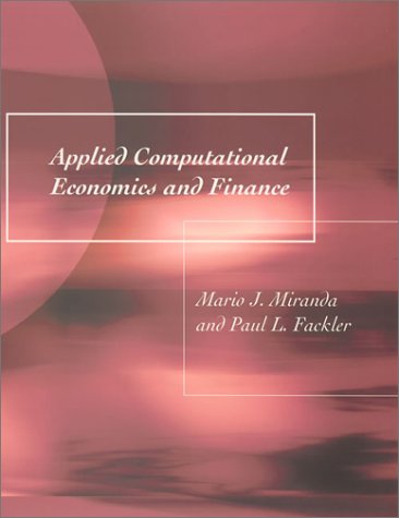 Applied Computational Economics and Finance,Used