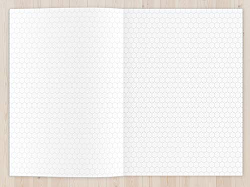 Hexagonal Graph Paper Composition Notebook: Organic Chemistry & Biochemistry Note Book, 1/4 inch hexagons (Science Notebooks Ser,Used