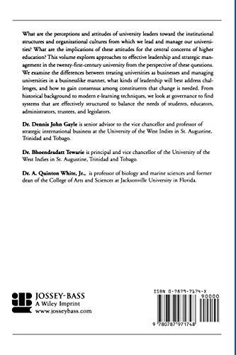 Governance in the TwentyFirstCentury University: Approaches to Effective Leadership and Strategic Management: ASHEERIC Higher,Used