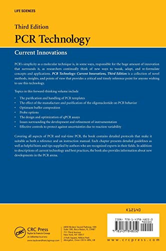 PCR Technology: Current Innovations, Third Edition,Used