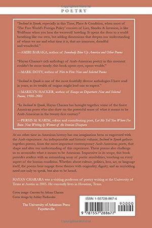 Inclined To Speak: An Anthology Of Contemporary Arab American Poetry,Used