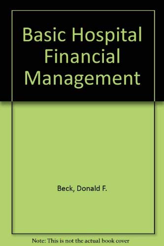 Basic Hospital Financial Management,Used