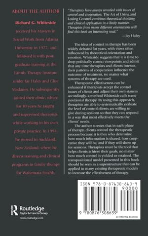 The Therapeutic Stances: The Art Of Using And Losing Control: Adjusting The Therapeutic Stance,Used