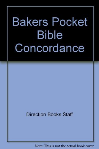 Bakers Pocket Bible Concordance,Used