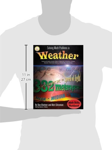 Solving Math Problems in Weather, Grades 58+,Used