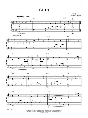 Jim Brickman  Faith and Songs of Inspiration, Vol 4: Piano/Vocal/Chords (The Essential Jim Brickman, Vol. 4),Used