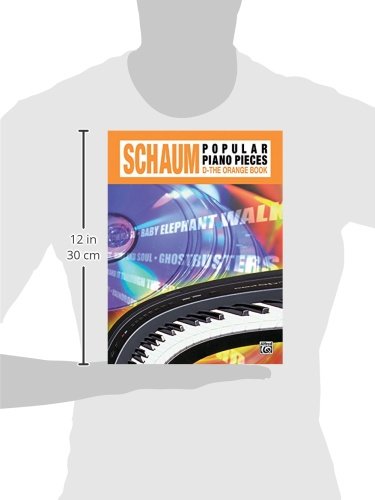 John W. Schaum Popular Piano Pieces: D  The Orange Book,Used
