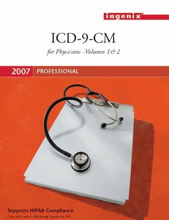 ICD9CM for Physicians 2007 Professional, Vols 1 & 2 (ICD9CM Code Book for Physicians (Professional)),Used