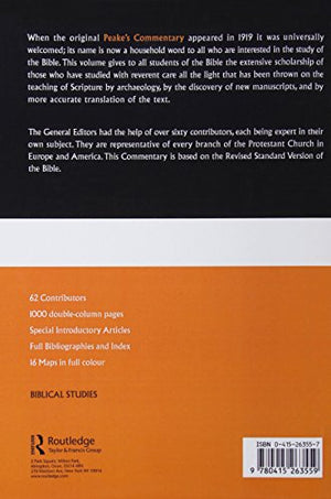 Peake's Commentary on the Bible,Used