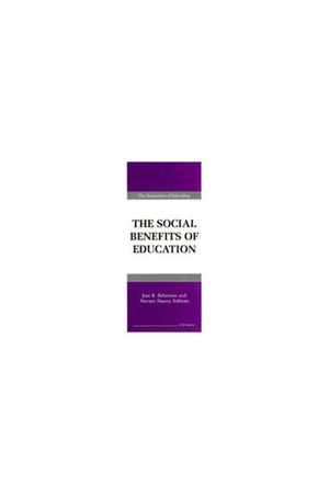 The Social Benefits of Education (Economics Of Education),Used