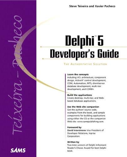Delphi 5 Developer's Guide (Developer's Guide),Used