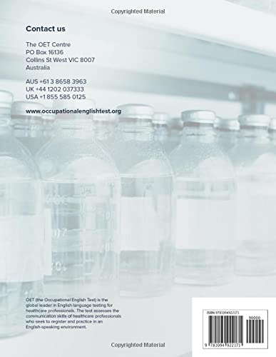 Oet Medicine: Official Oet Practice Book 1: For Tests From 31 August 2019-new